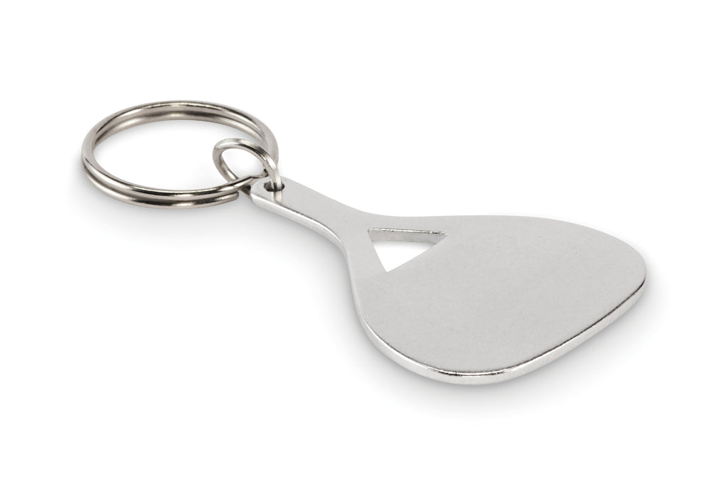 KEPAD Recycled Aluminium Paddle-Shaped Key Ring