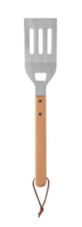 OPENCOOK Beechwood BBQ Spatula with Bottle Opener