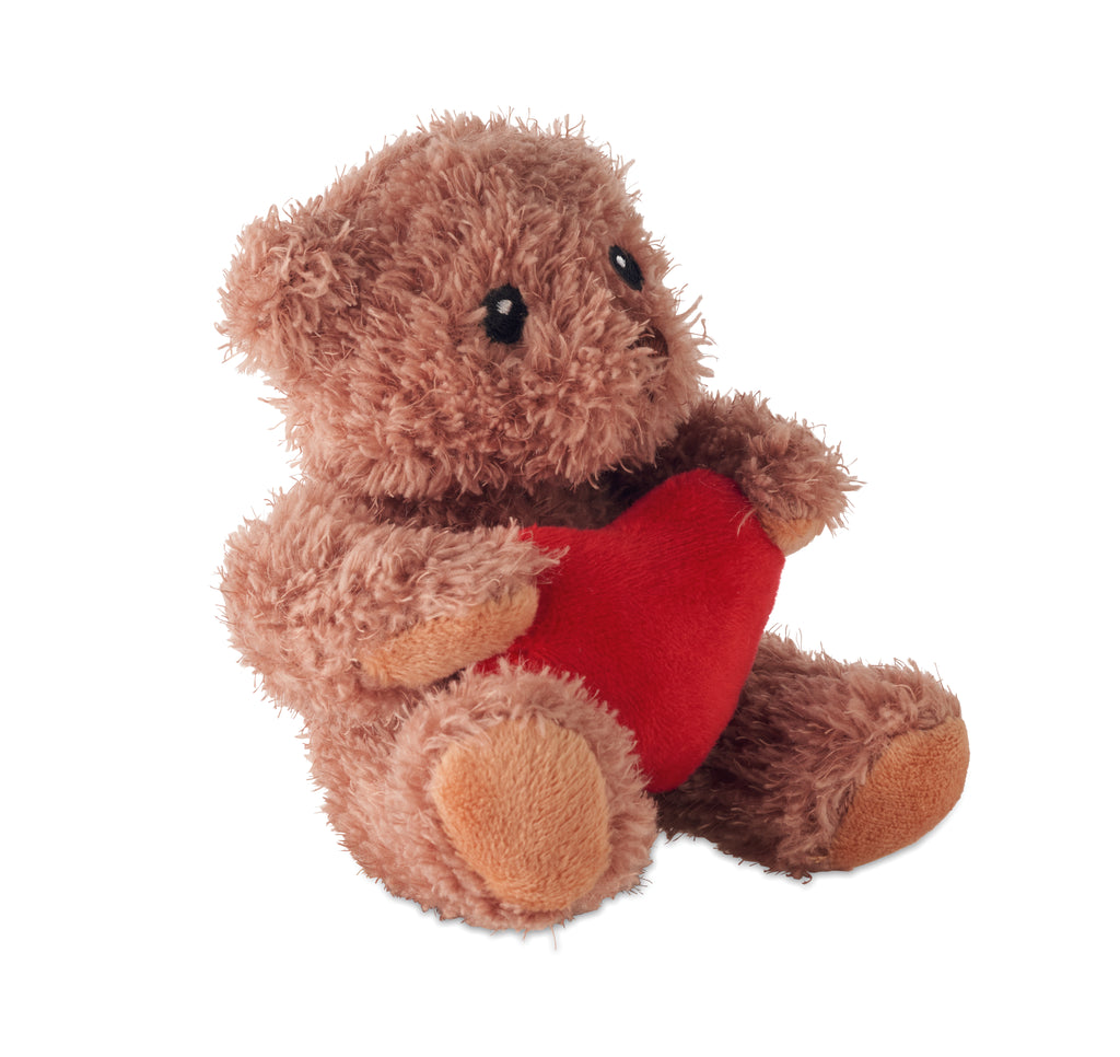 CUDDLE Teddy Bear Plush with Red Heart