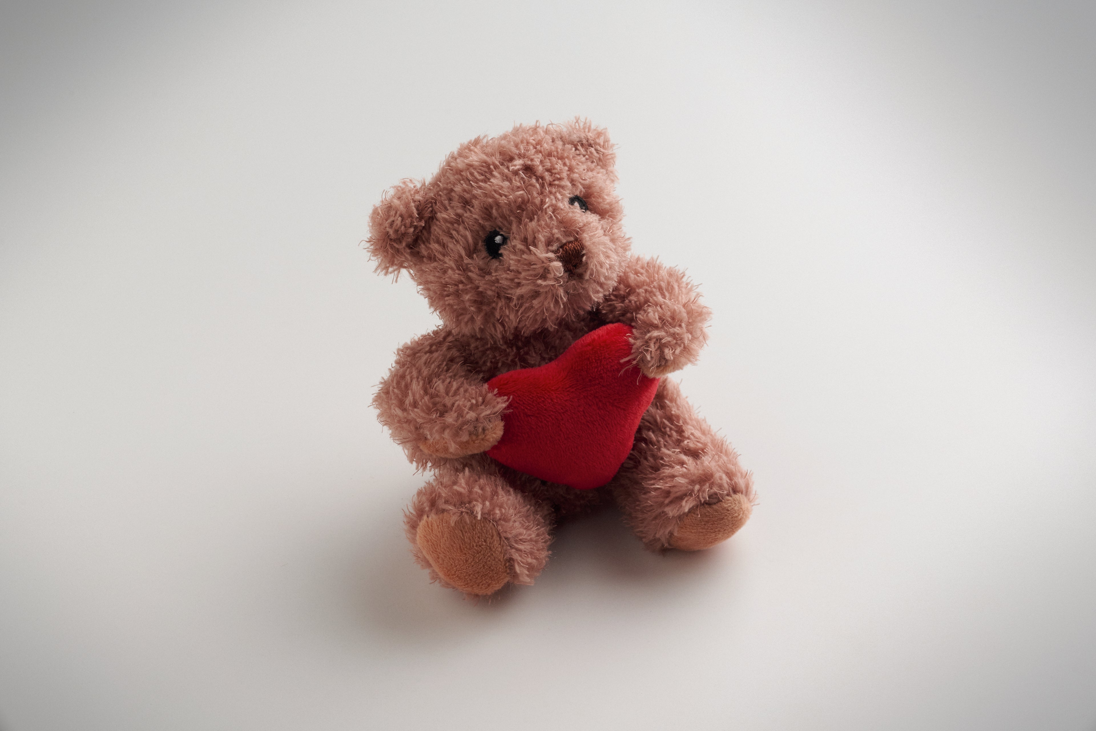CUDDLE Teddy Bear Plush with Red Heart