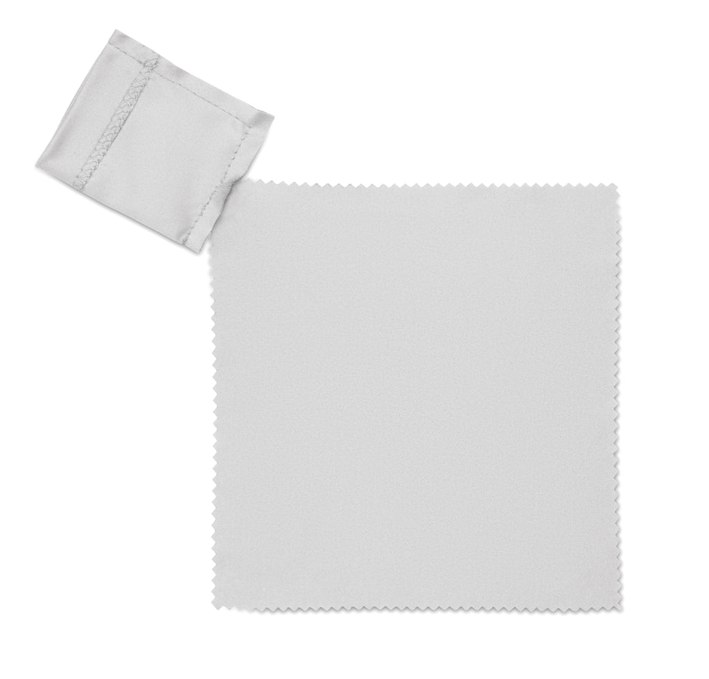Clear RPET Microfibre Cleaning Cloth with Pouch