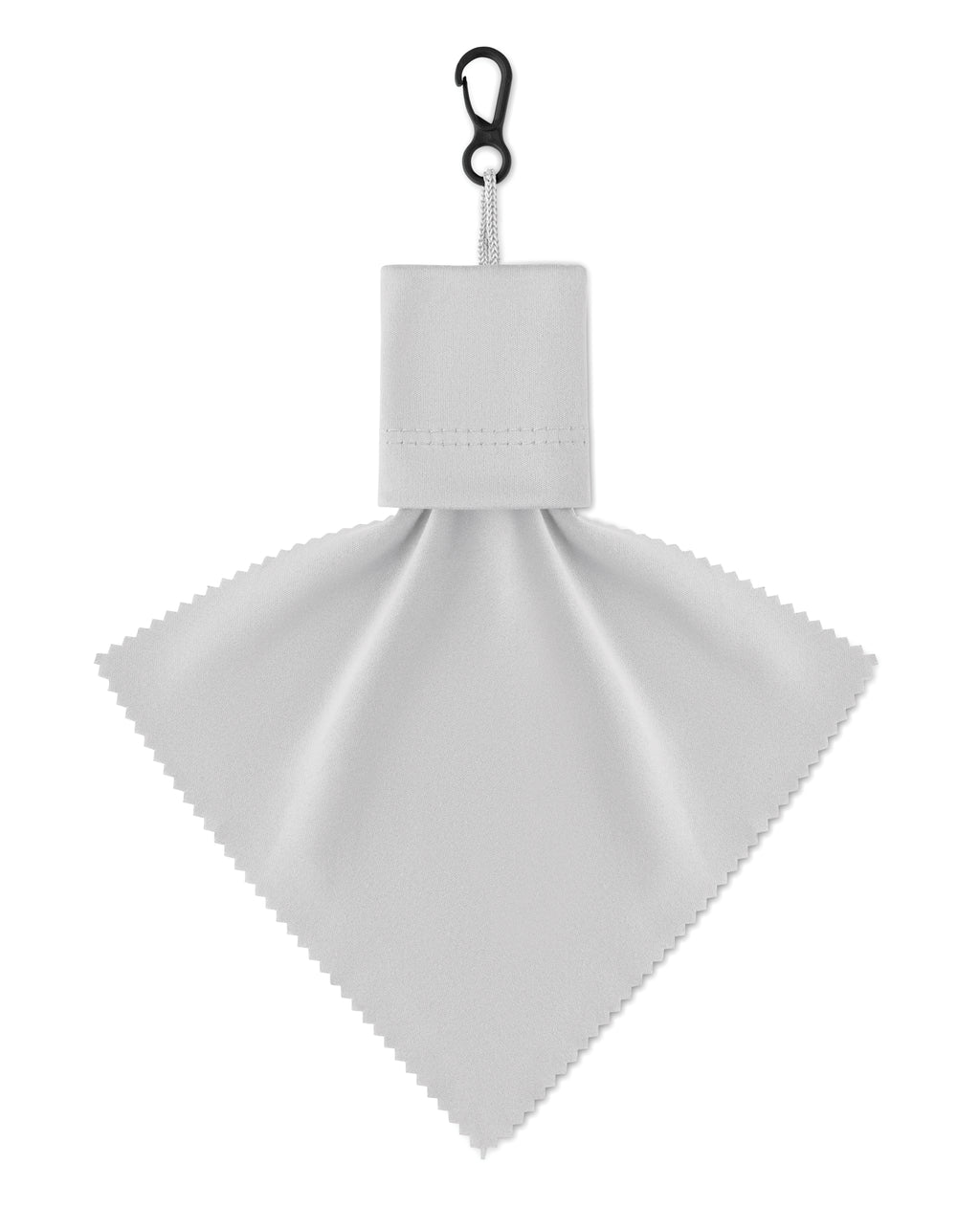 Clear RPET Microfibre Cleaning Cloth with Pouch