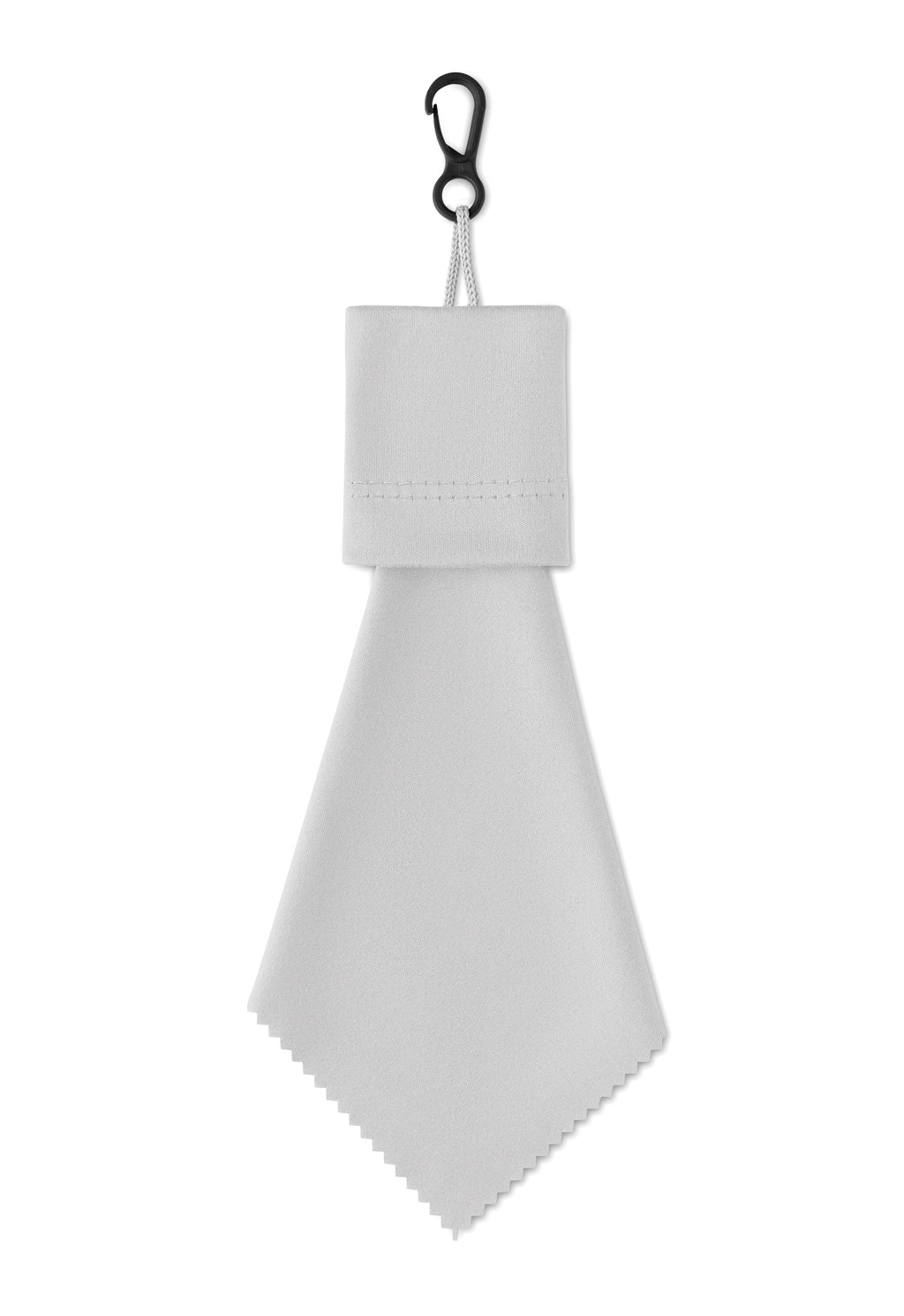 Clear RPET Microfibre Cleaning Cloth with Pouch