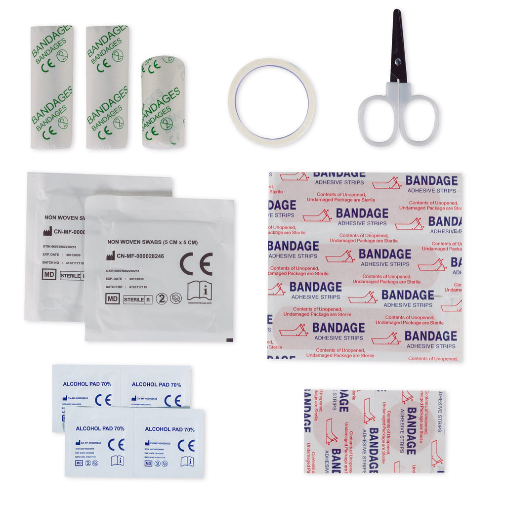 CAREONE Compact First Aid Kit with Carabiner