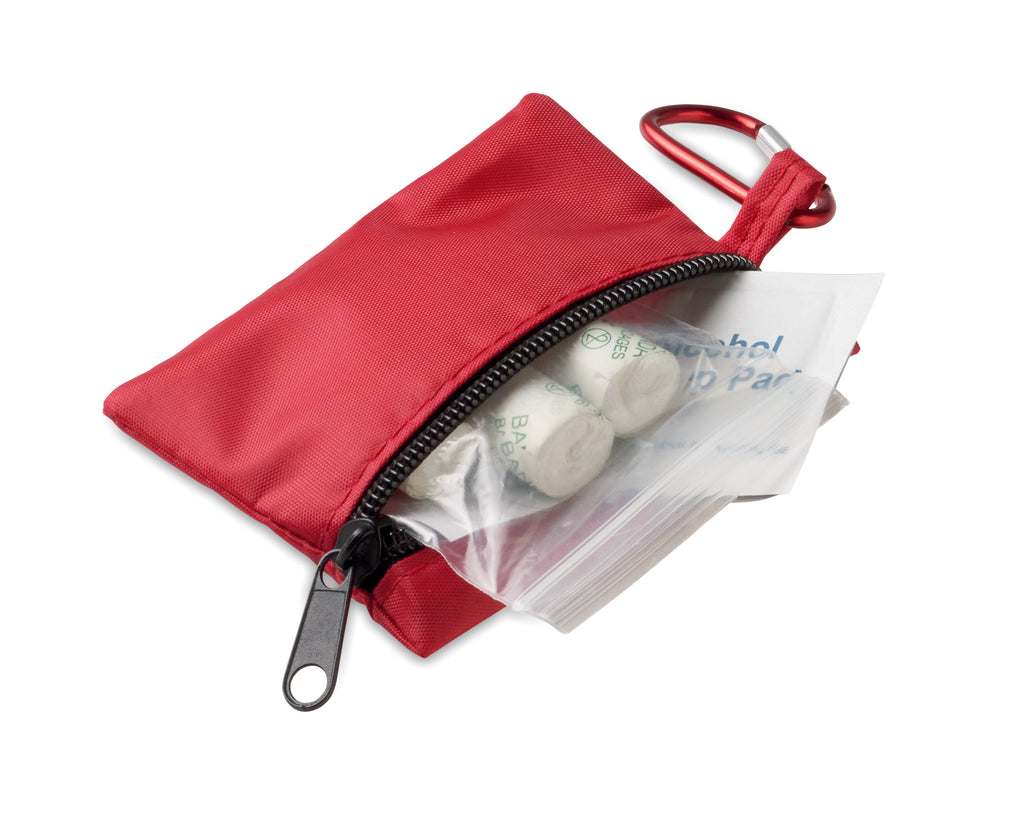CAREONE Compact First Aid Kit with Carabiner