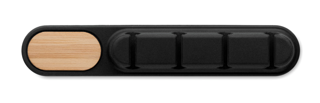 ORDER Silicone Cable Organiser with Bamboo Detail