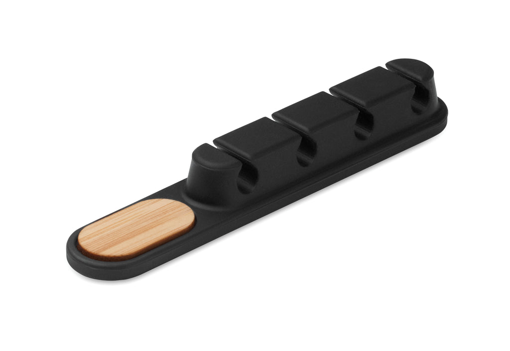 ORDER Silicone Cable Organiser with Bamboo Detail