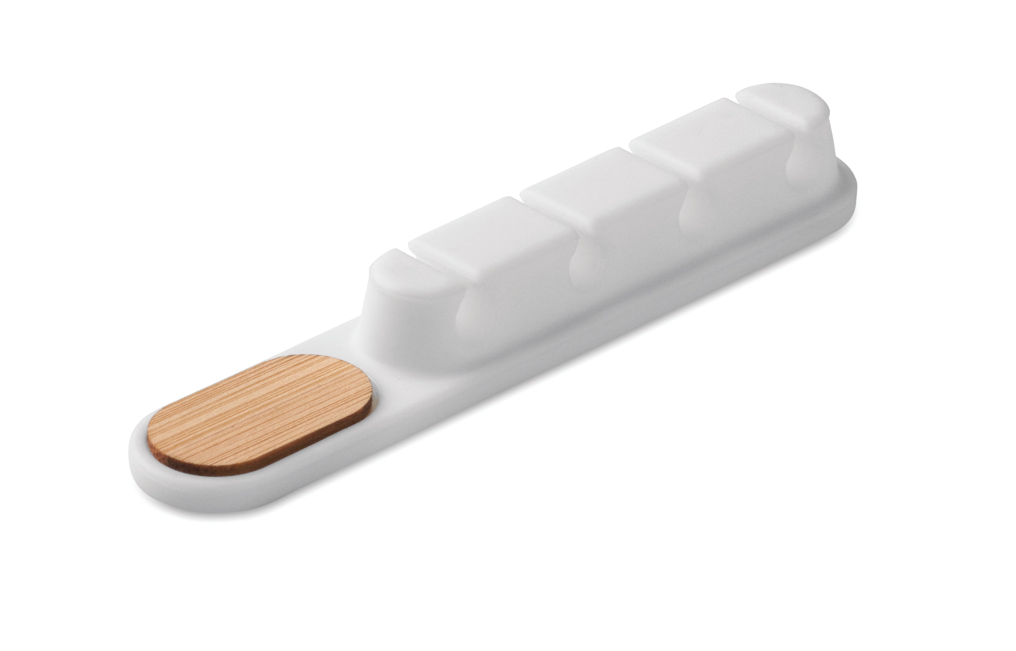 ORDER Silicone Cable Organiser with Bamboo Detail