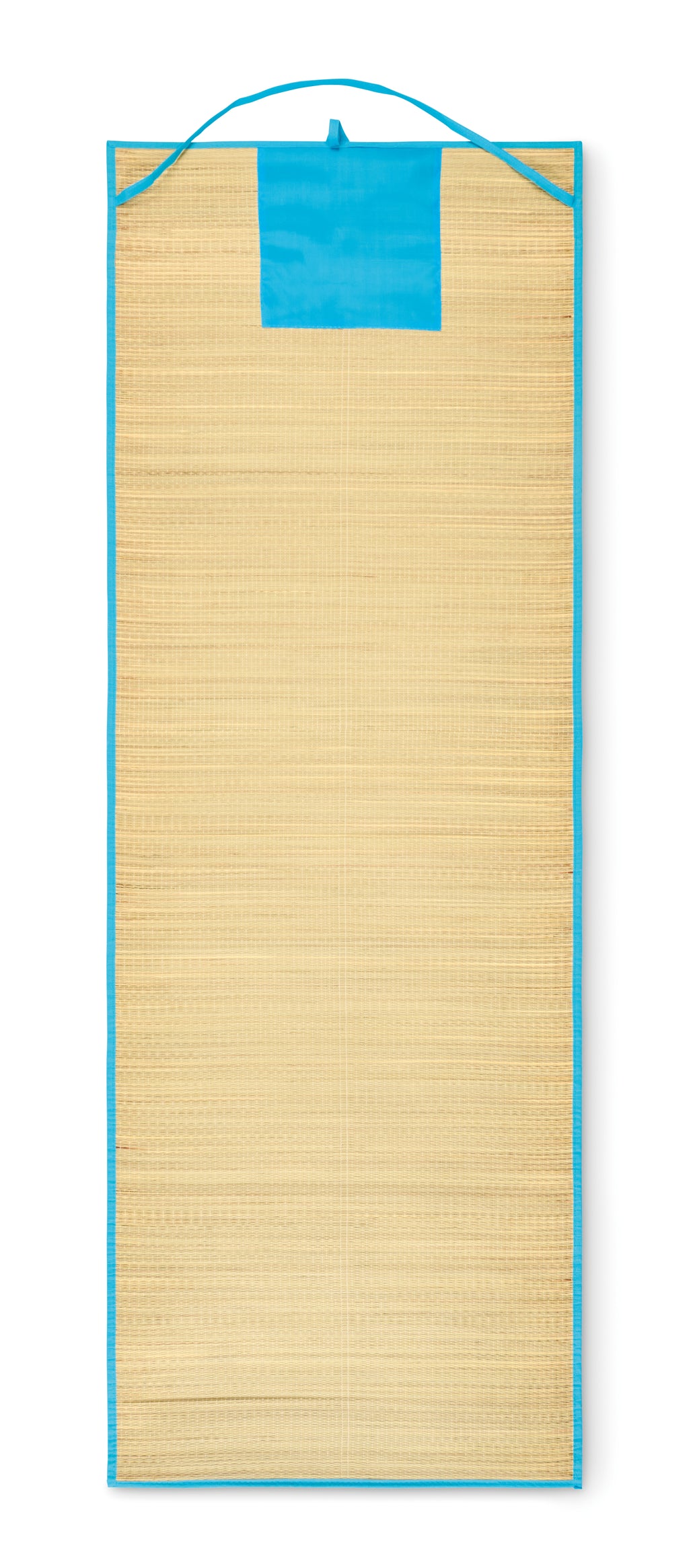 RAFIA Natural Straw Roll-Up Beach Mat
