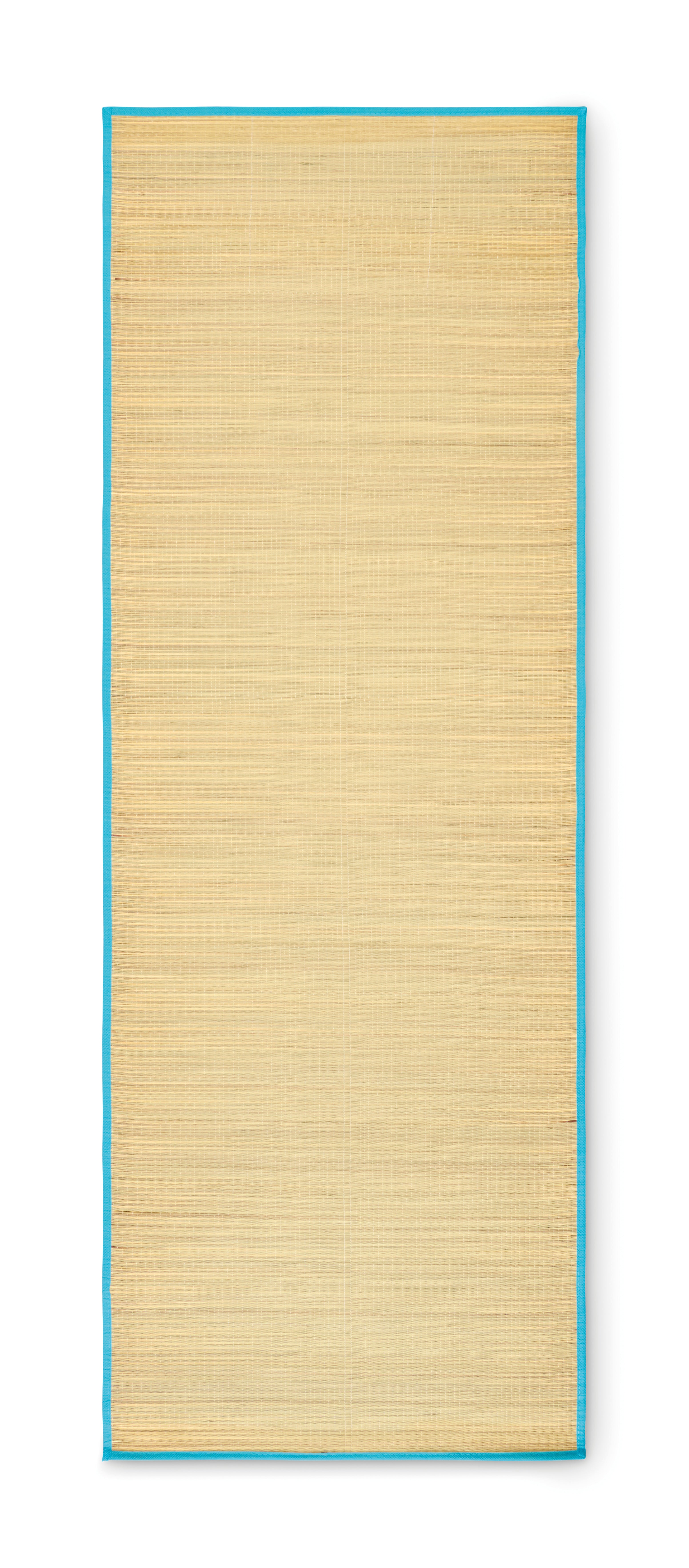 RAFIA Natural Straw Roll-Up Beach Mat