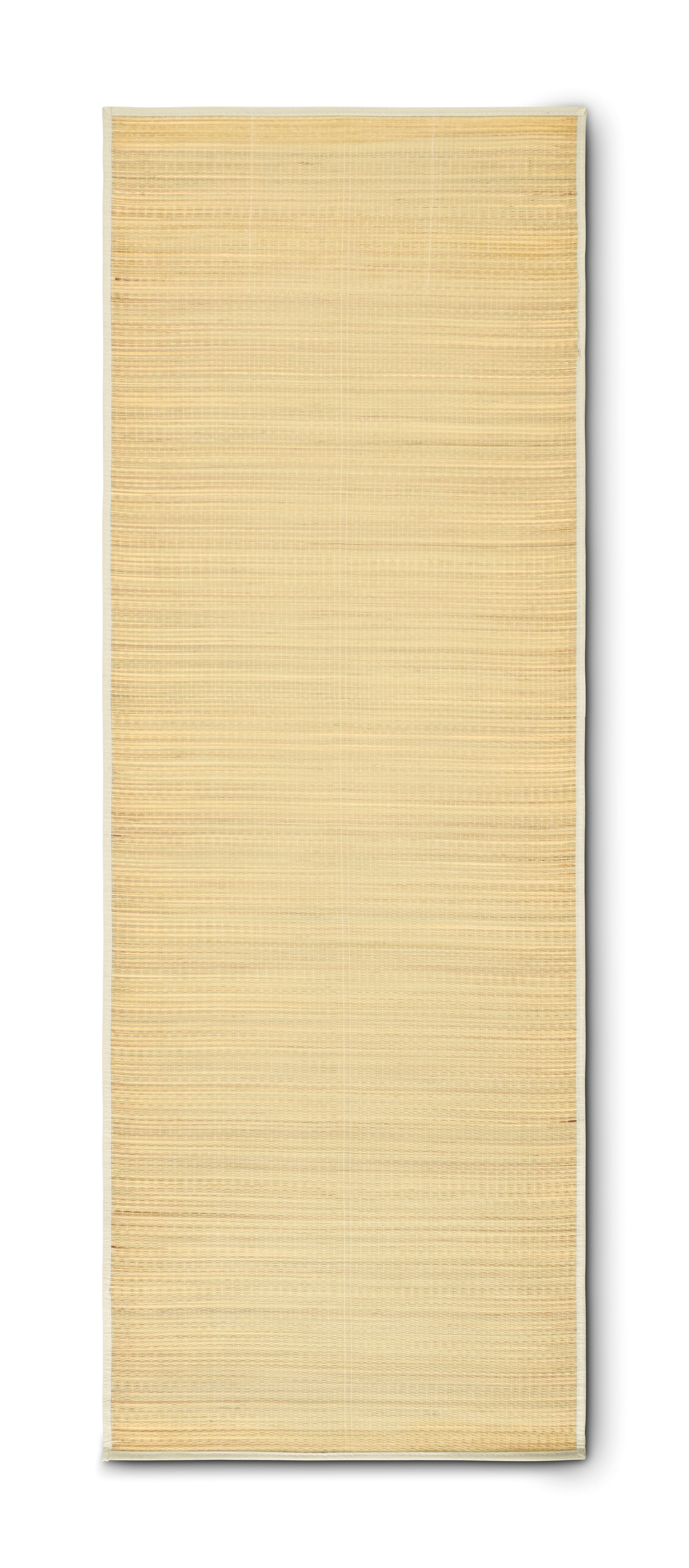 RAFIA Natural Straw Roll-Up Beach Mat