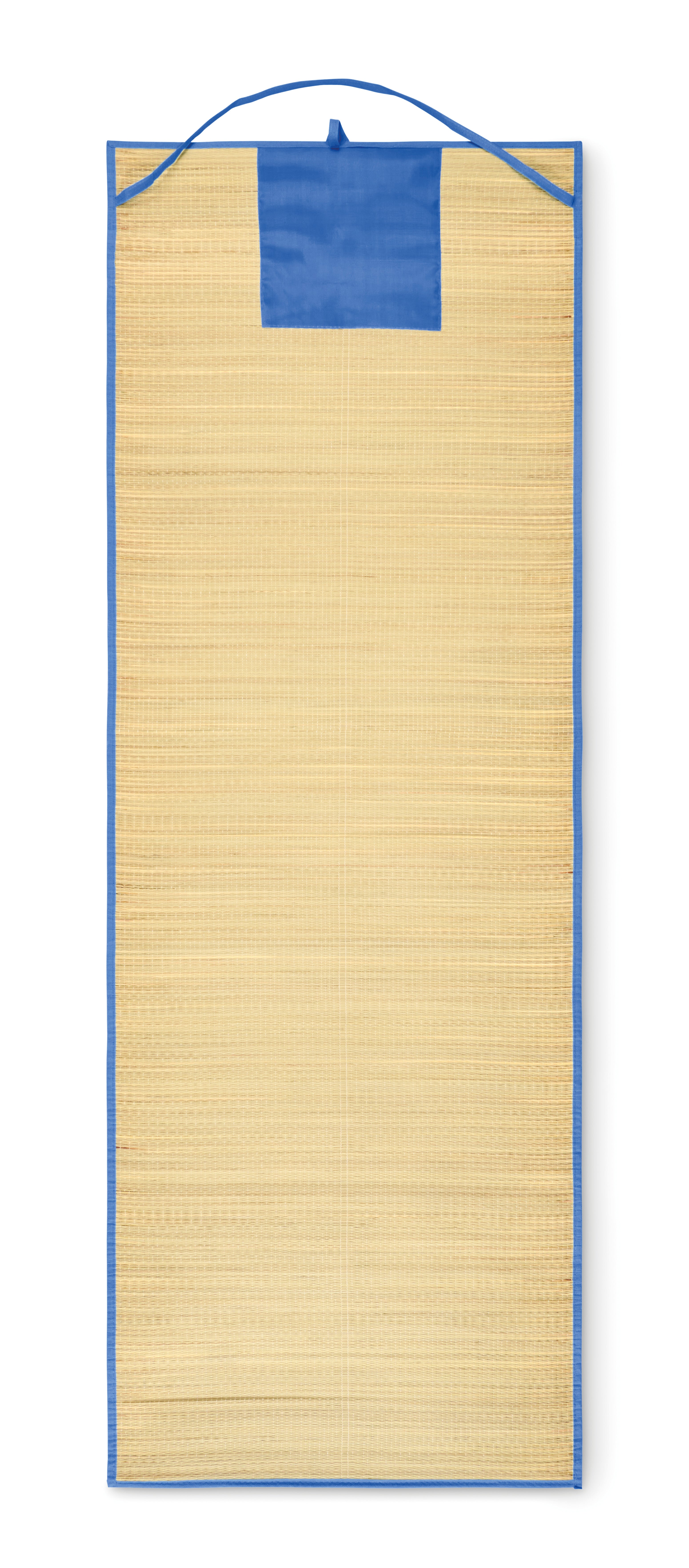 RAFIA Natural Straw Roll-Up Beach Mat