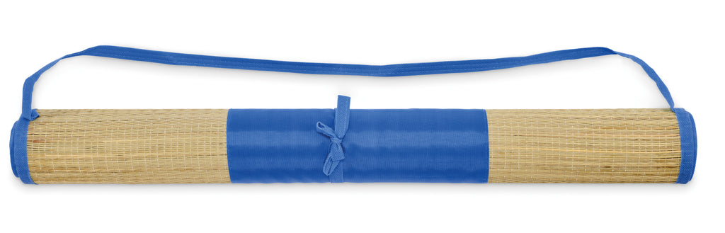 RAFIA Natural Straw Roll-Up Beach Mat