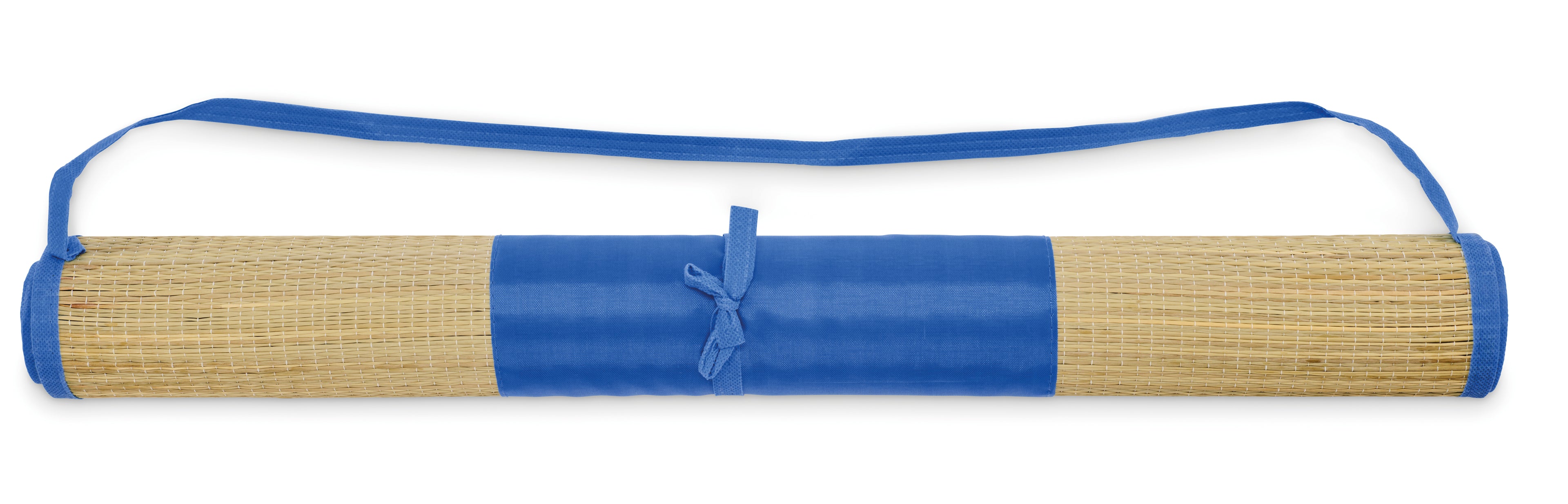 RAFIA Natural Straw Roll-Up Beach Mat