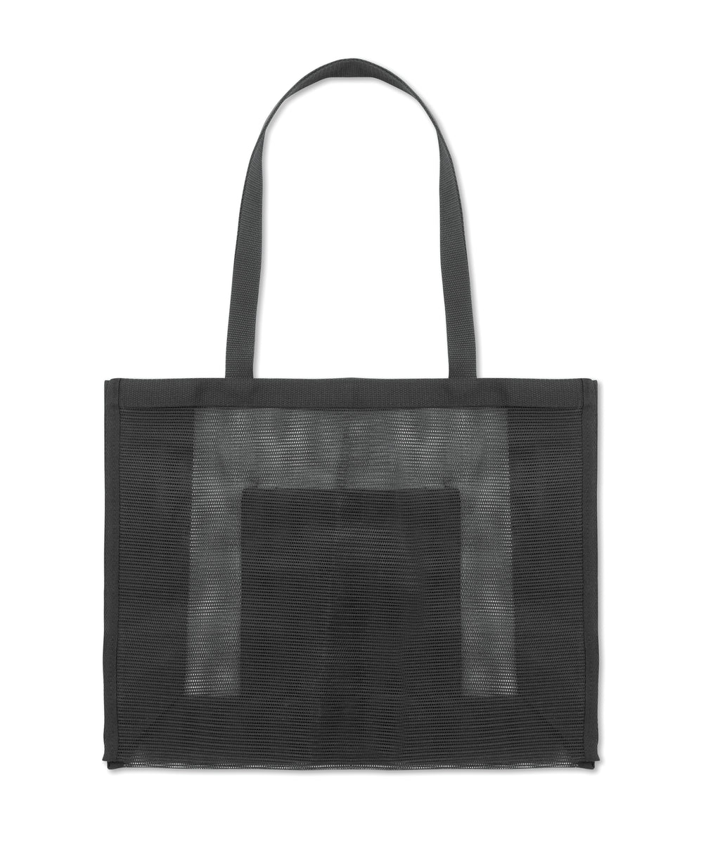 Limp RPET Mesh Shopping Bag with Front Pocket