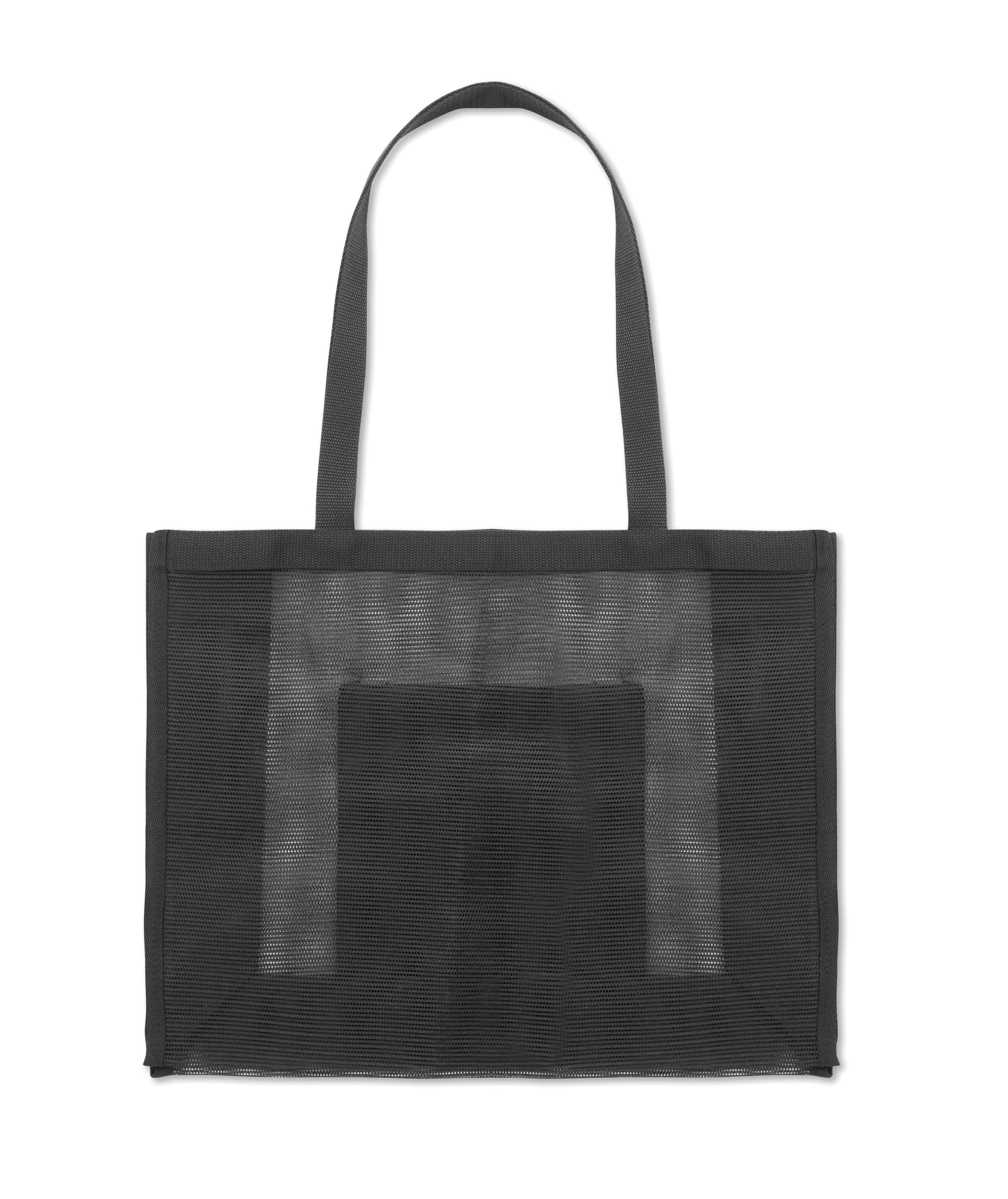 Limp RPET Mesh Shopping Bag with Front Pocket