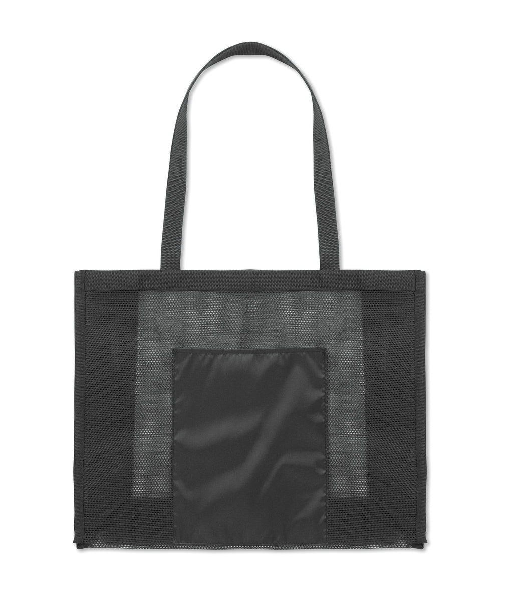 Limp RPET Mesh Shopping Bag with Front Pocket