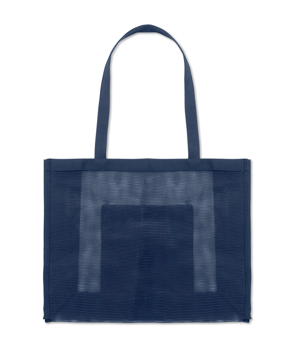 Limp RPET Mesh Shopping Bag with Front Pocket