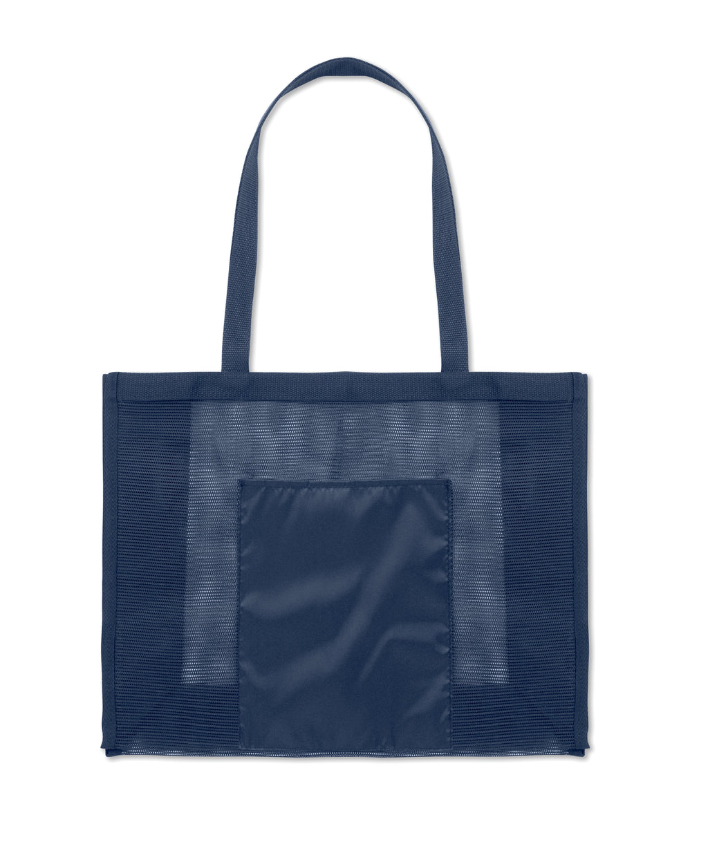 Limp RPET Mesh Shopping Bag with Front Pocket
