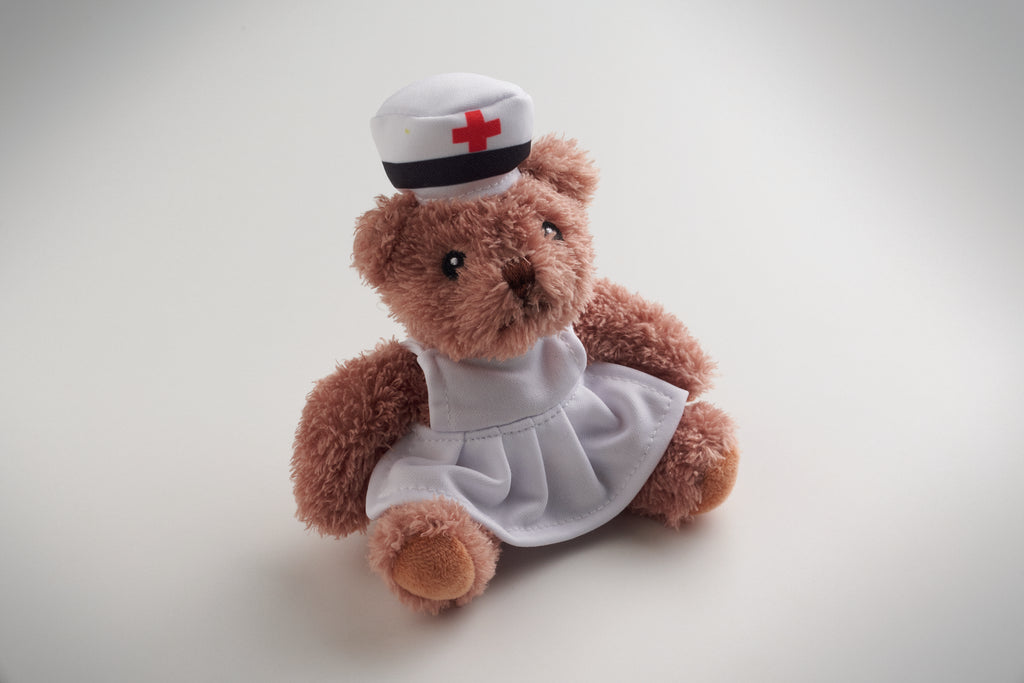 NURSE Teddy Bear Plush in Nurse Outfit