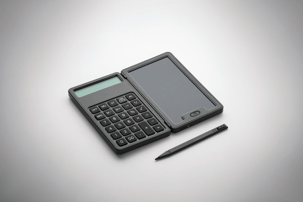 CLERK Calculator with 5" LCD Writing Tablet