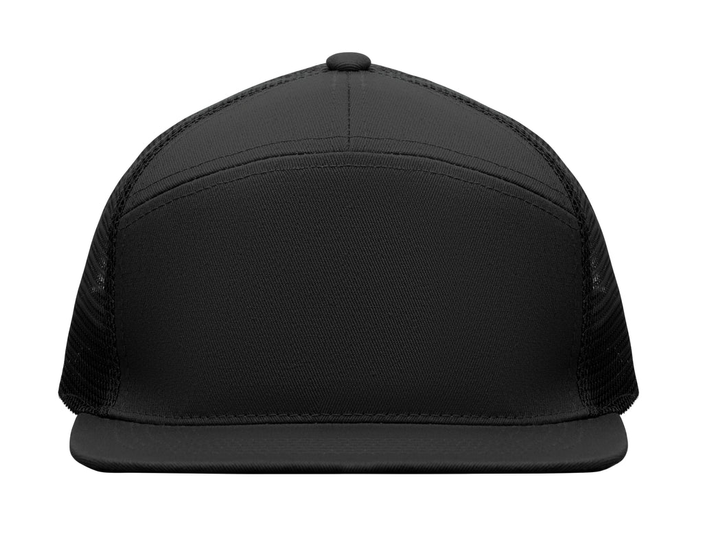 BEAD 7 Panel Cotton Twill Flat Visor Cap