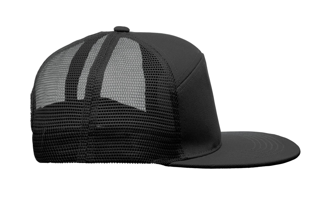 BEAD 7 Panel Cotton Twill Flat Visor Cap
