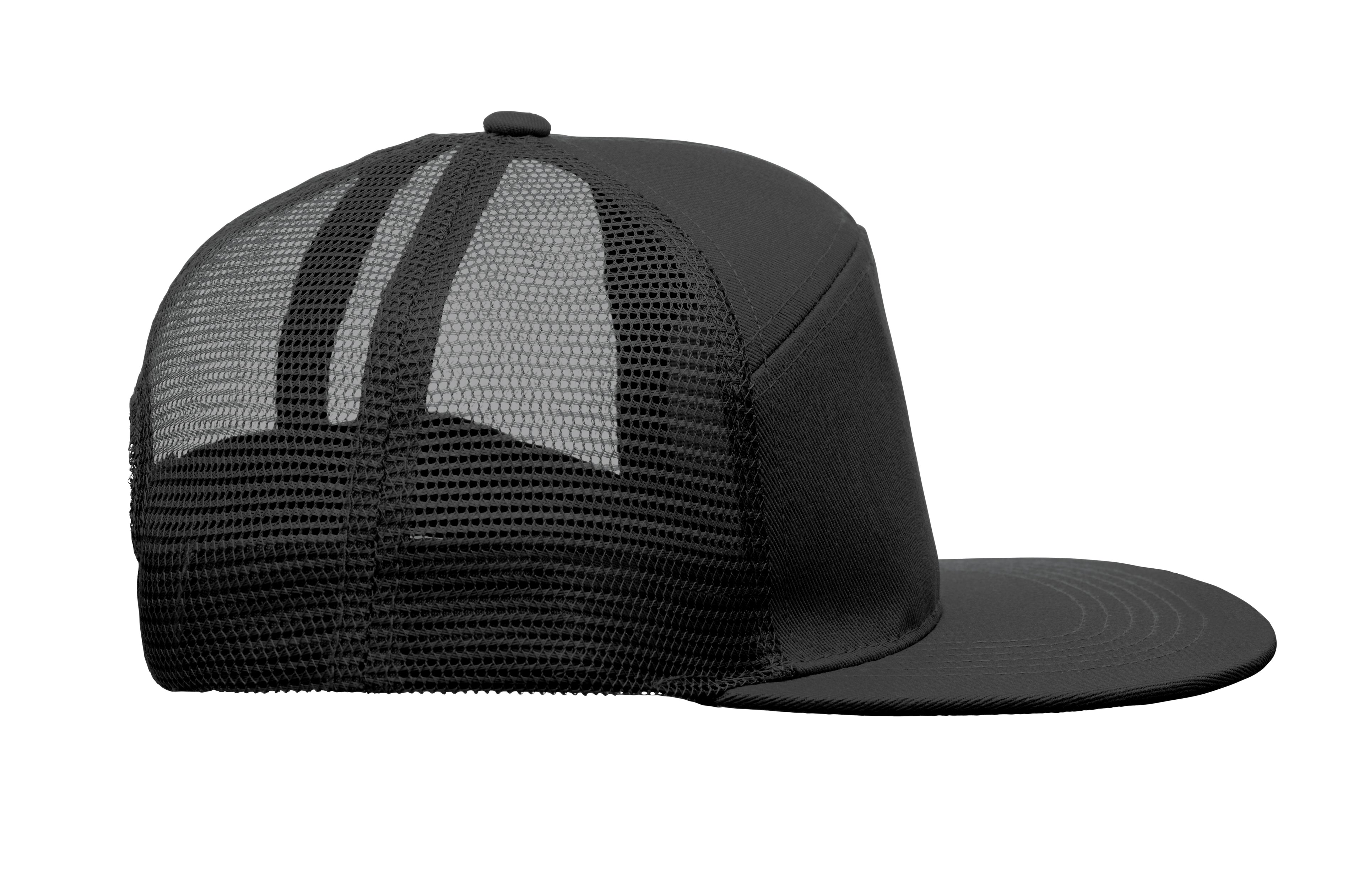 BEAD 7 Panel Cotton Twill Flat Visor Cap