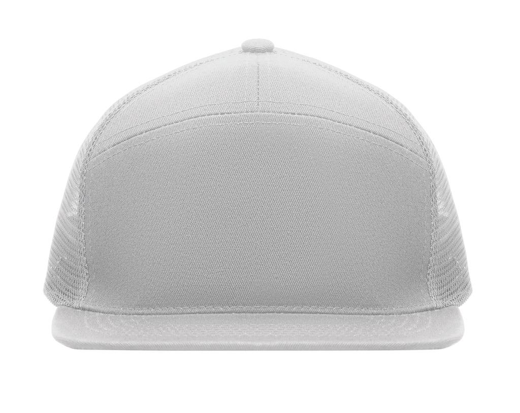 BEAD 7 Panel Cotton Twill Flat Visor Cap