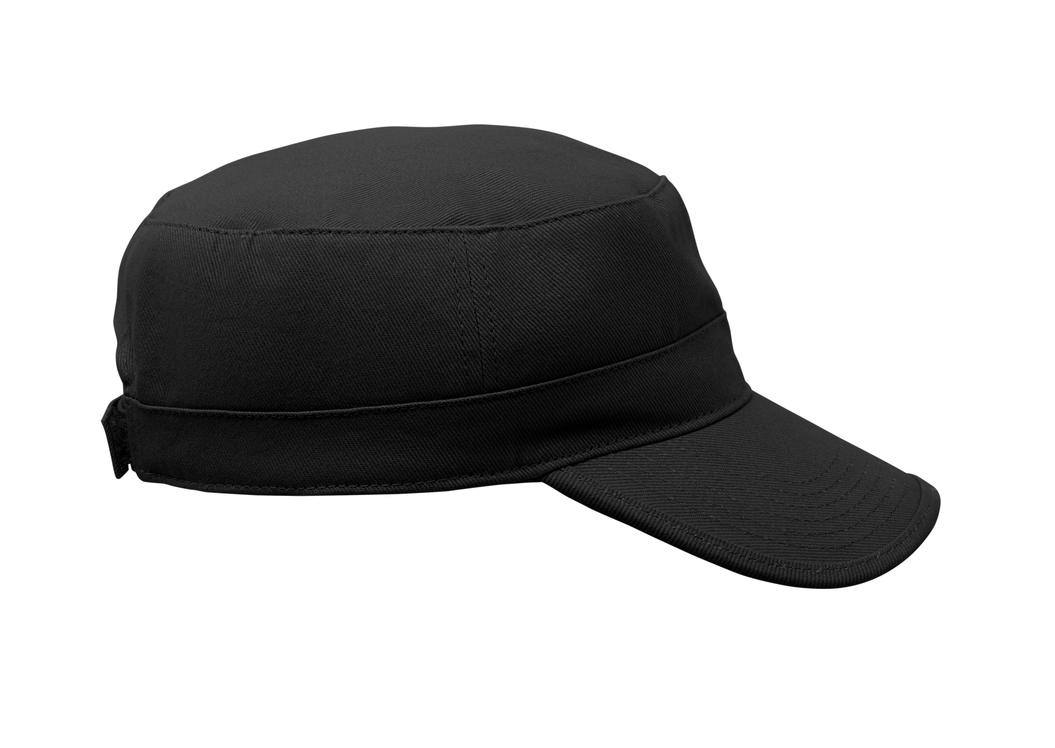 Field Military Style Cap in Brushed Cotton