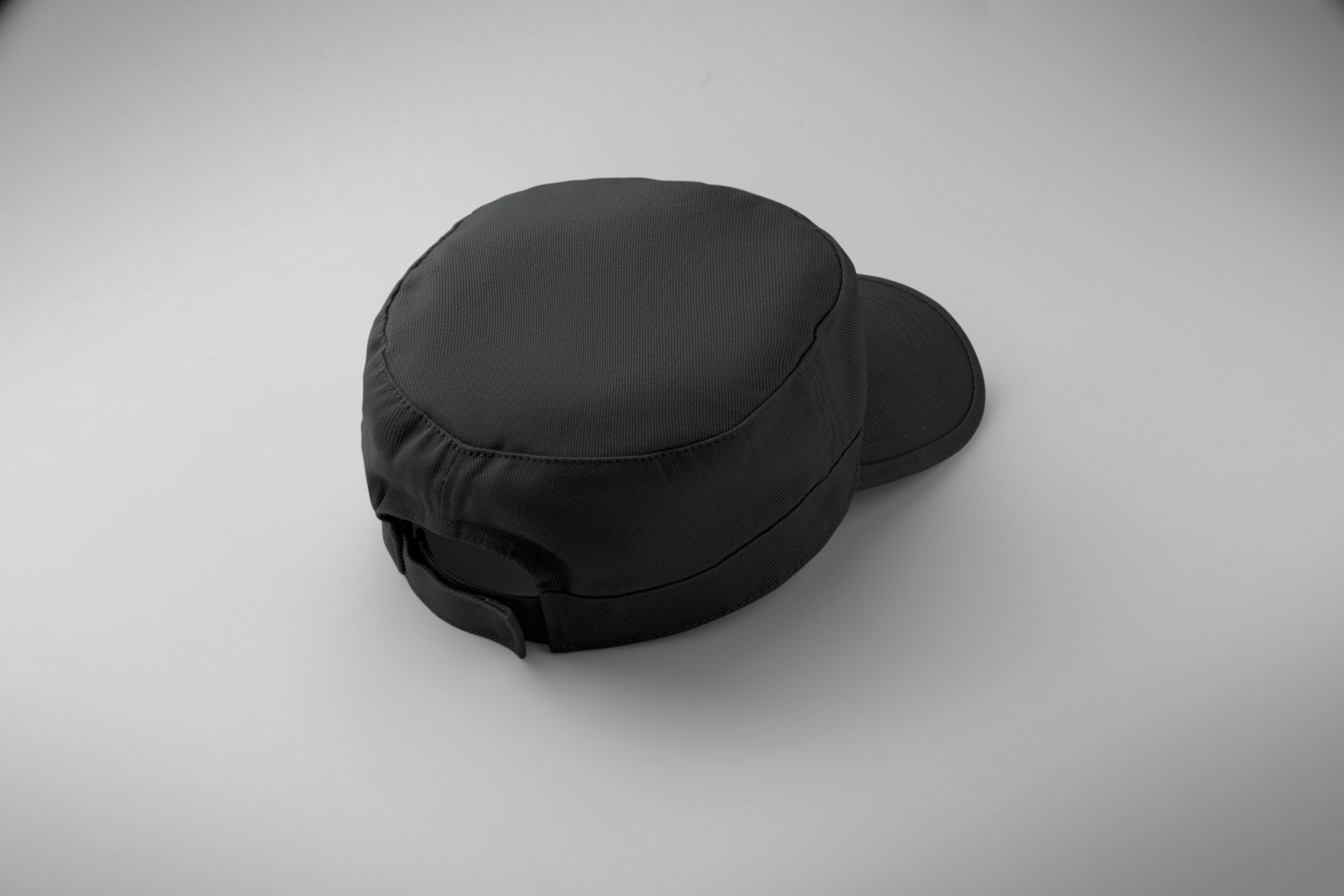 Field Military Style Cap in Brushed Cotton