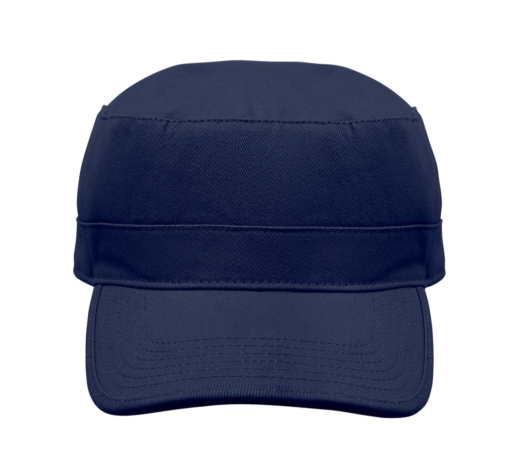 Field Military Style Cap in Brushed Cotton