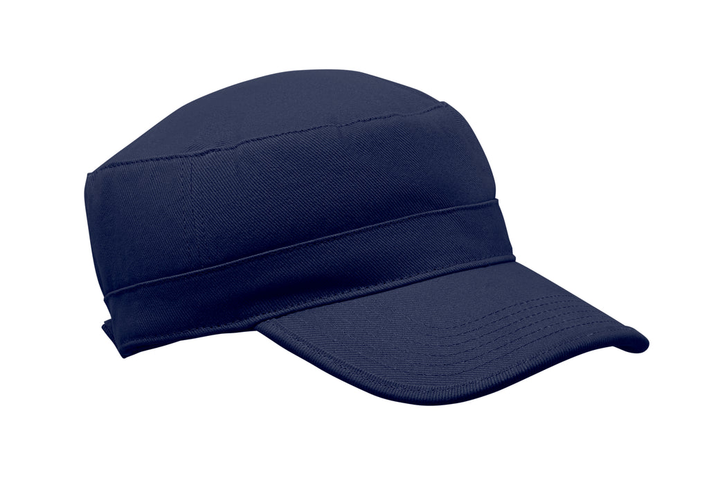 Field Military Style Cap in Brushed Cotton