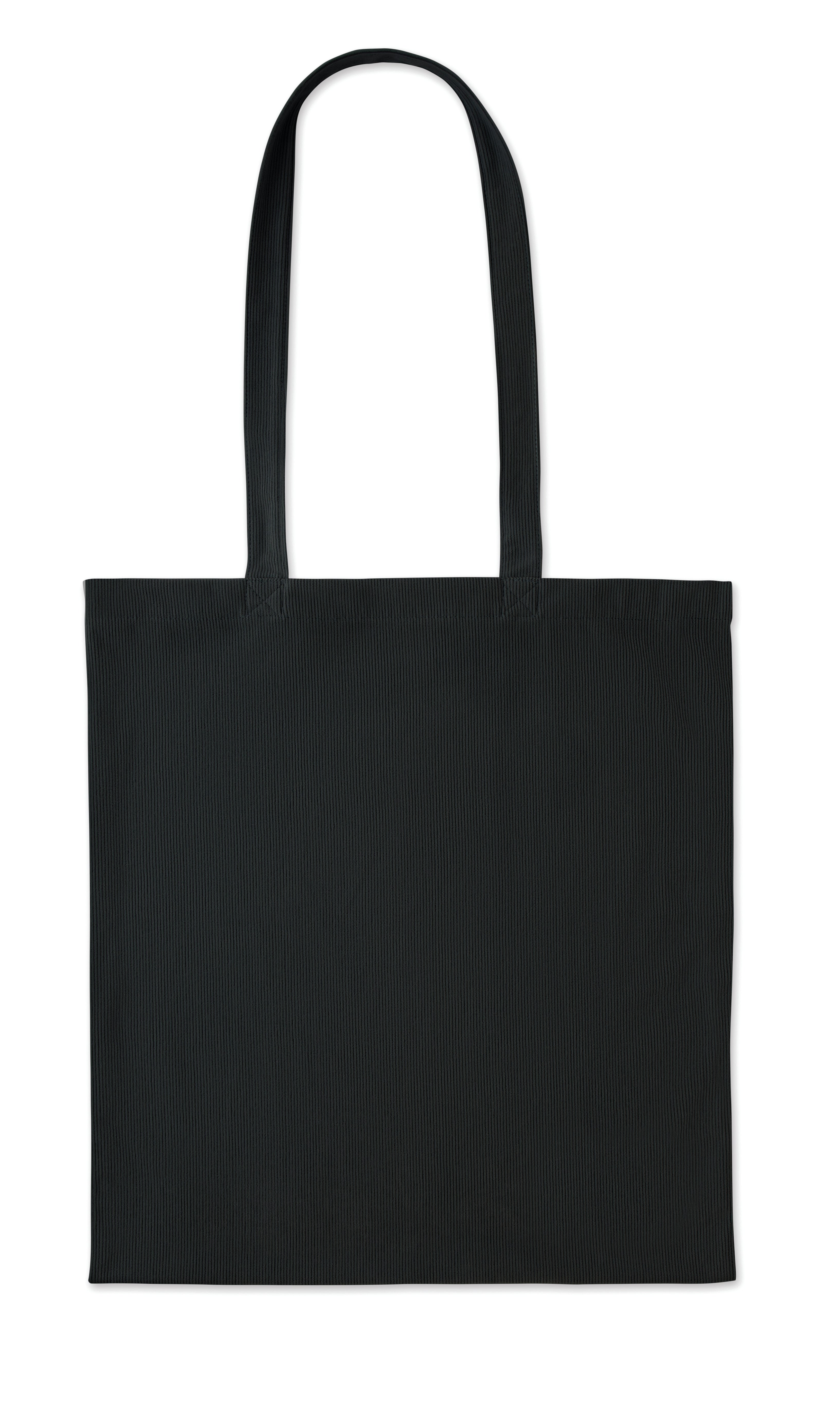 CORDY B Corduroy Shopping Bag with Long Handles
