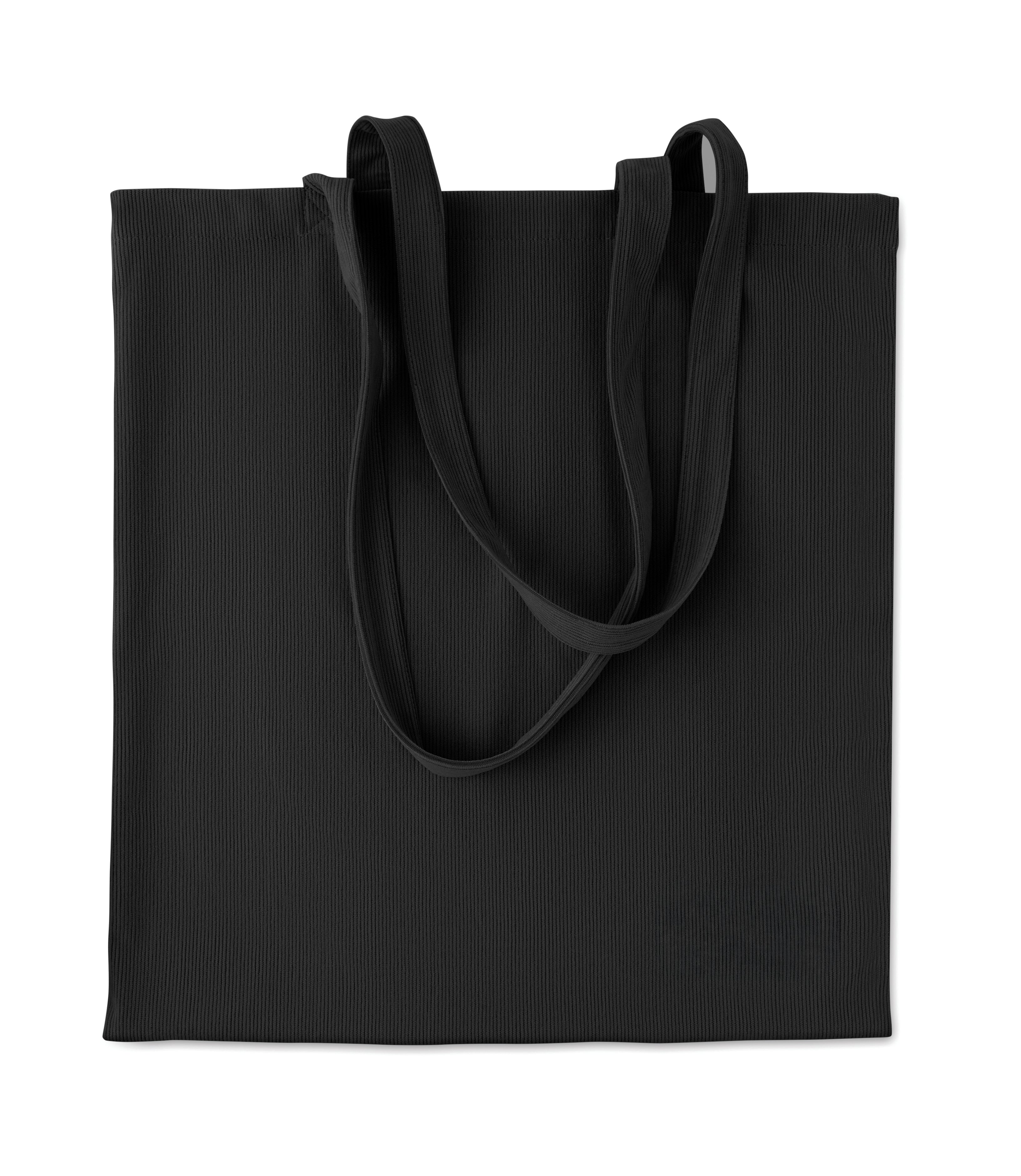 CORDY B Corduroy Shopping Bag with Long Handles