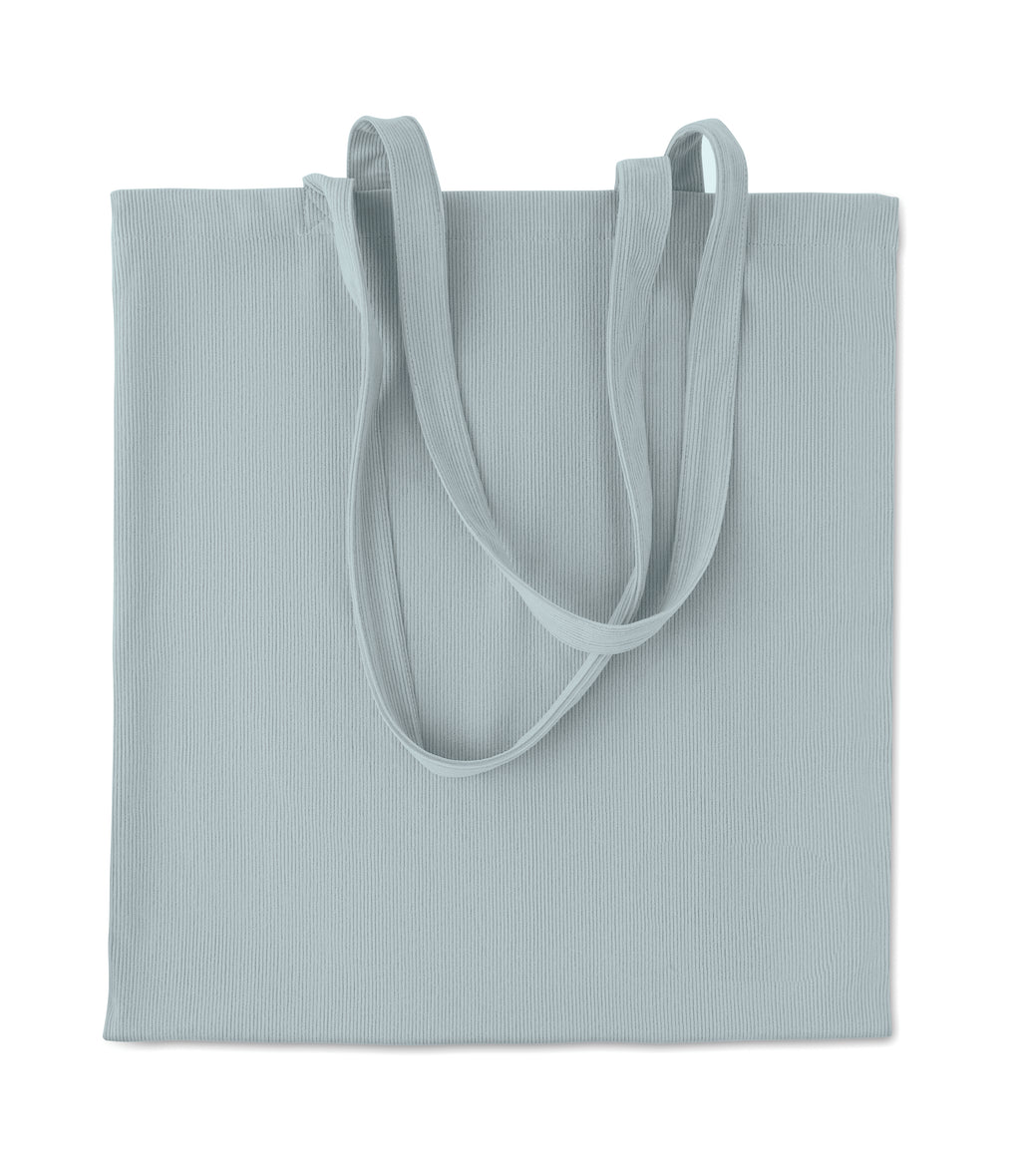 CORDY B Corduroy Shopping Bag with Long Handles