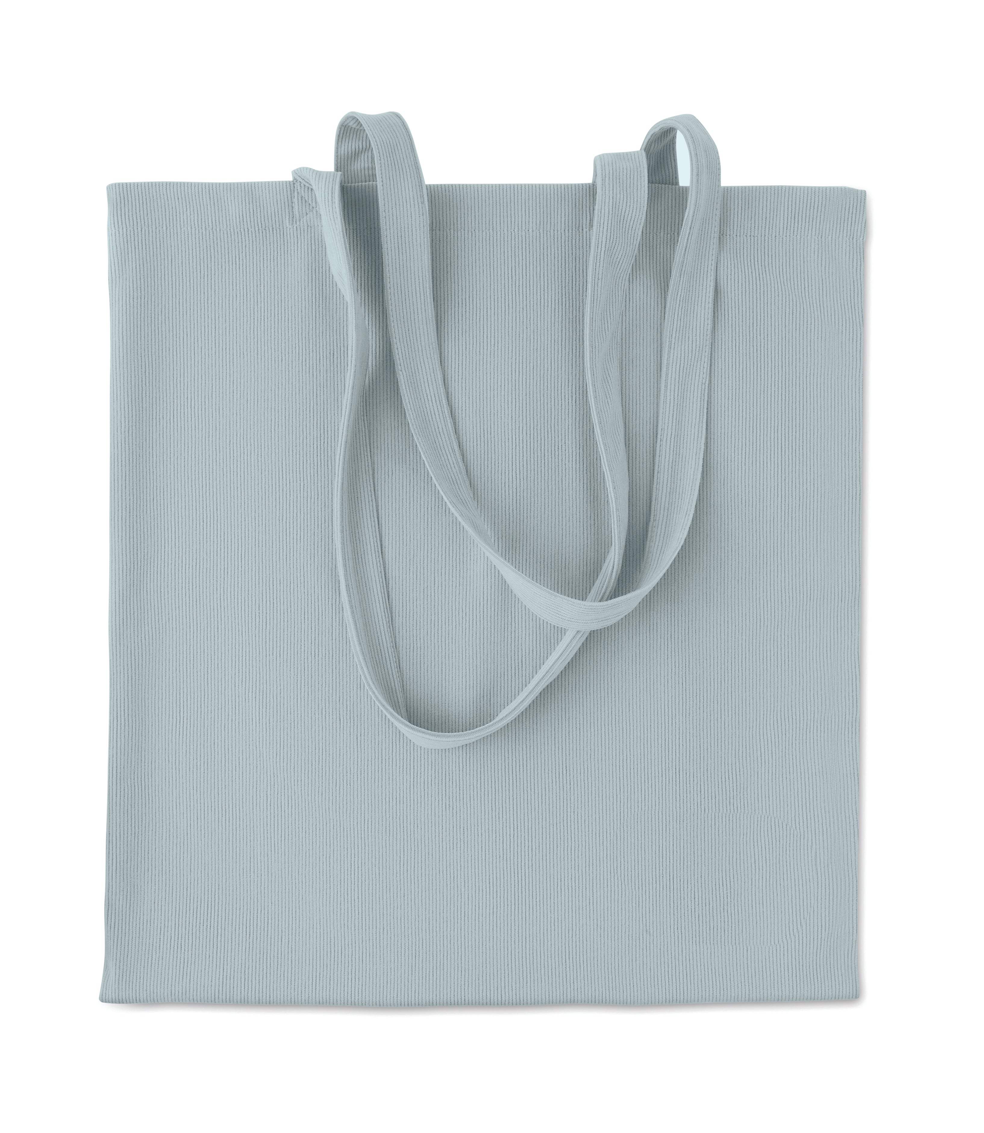 CORDY B Corduroy Shopping Bag with Long Handles