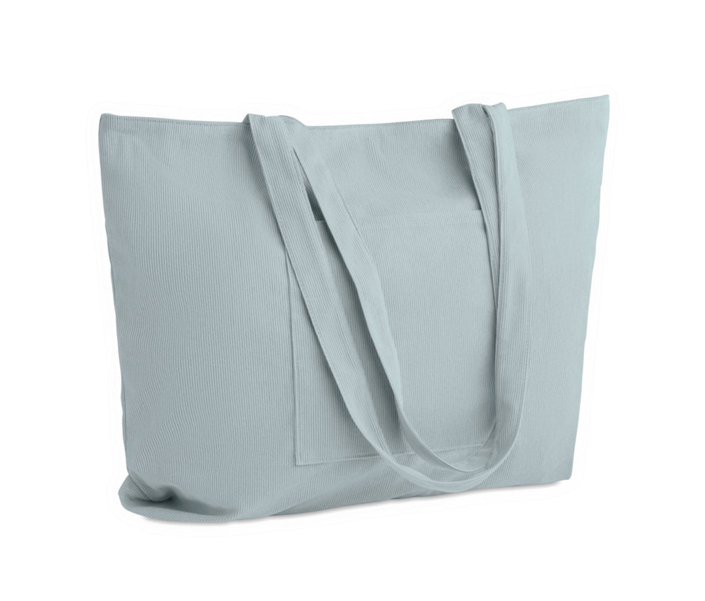 CORDY G Large Corduroy Shopping Bag