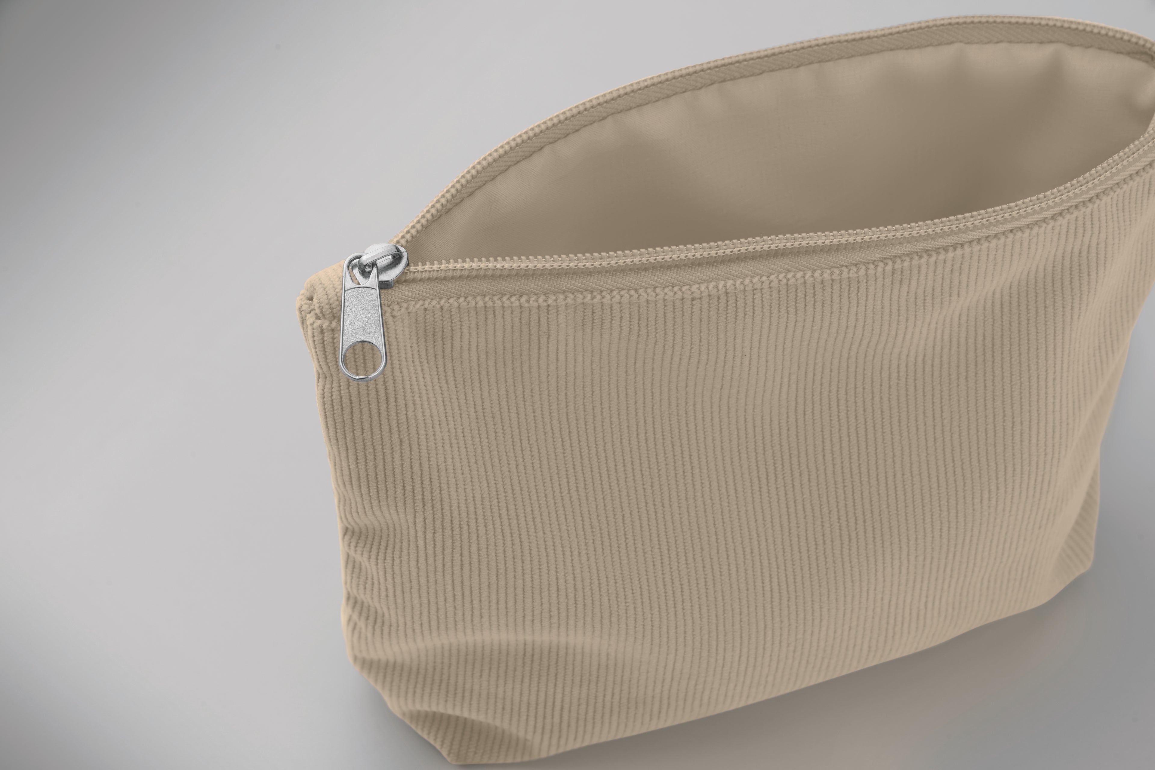 CORDY T Corduroy Cosmetic Bag with Lining