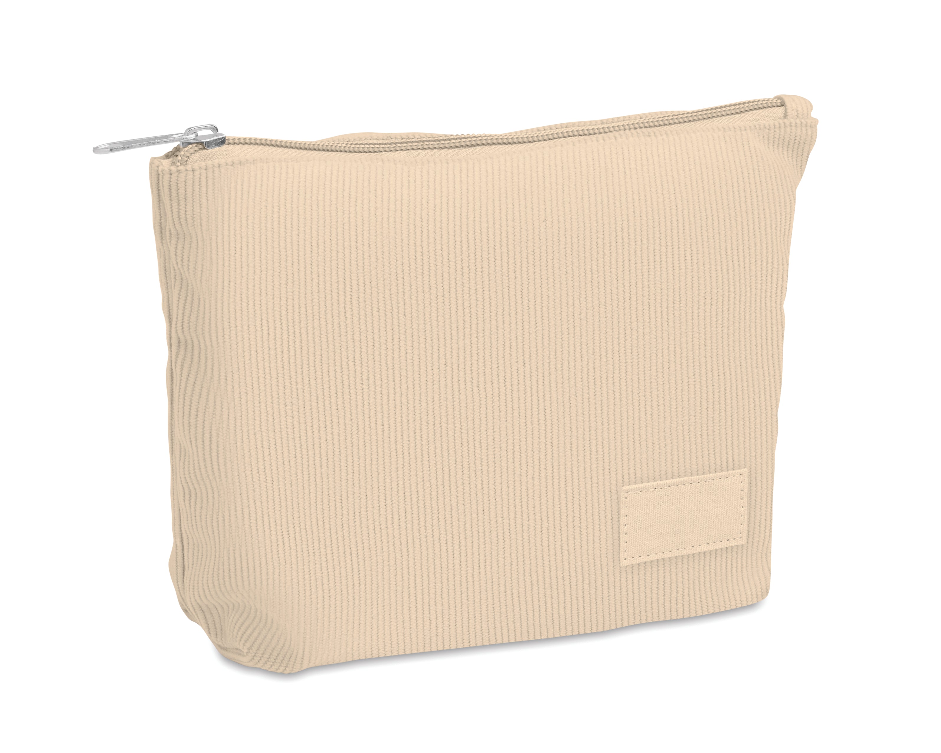 CORDY T Corduroy Cosmetic Bag with Lining