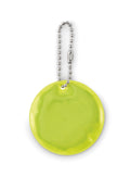 GRIN Round Reflective PVC Keyring