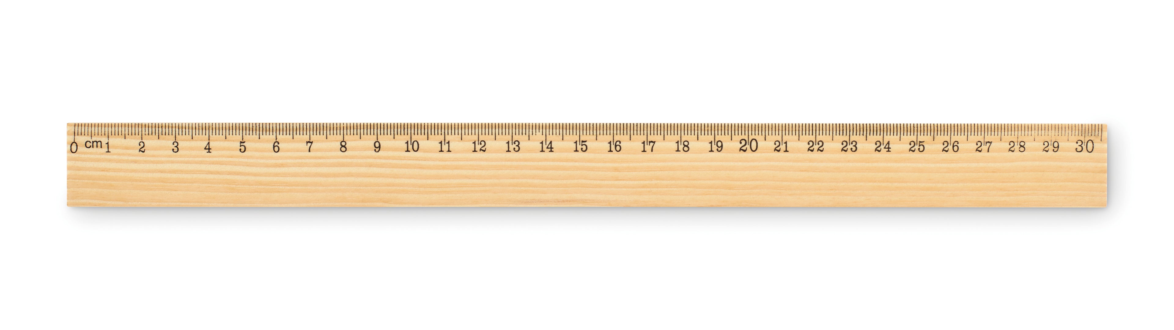 RULER30 Pine Wood Ruler 30cm