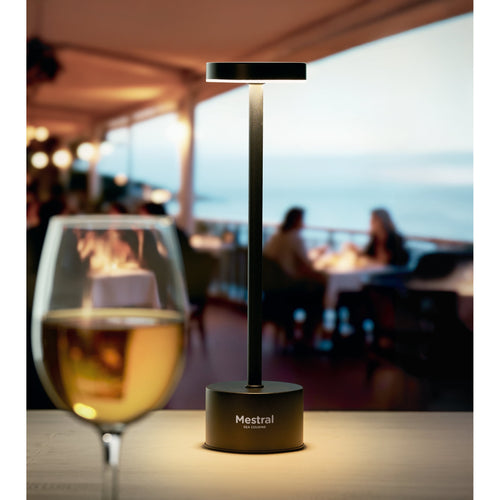 BISTRO Aluminium LED Table Lamp with Branding