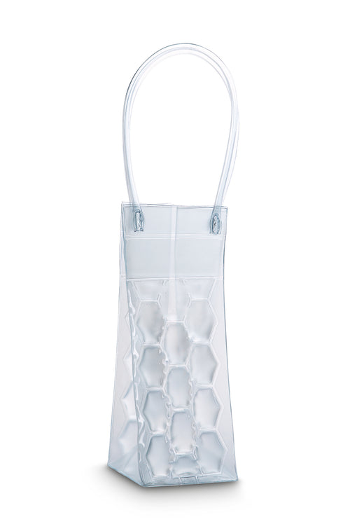 BACOOL Transparent PVC Single Bottle Cooler Bag